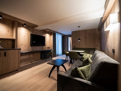 Hotels an der Piste - Dolomiten - Abgetrennte Räume im Zimmer - Hotel Cappella