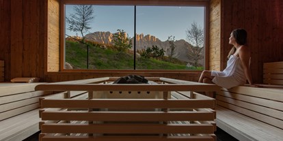 Hotels an der Piste - Pools: Infinity Pool - Südtirol - 6 Saunen im Dolomiti Mountain SPA - Dolomiti Spa Resort Moseralm