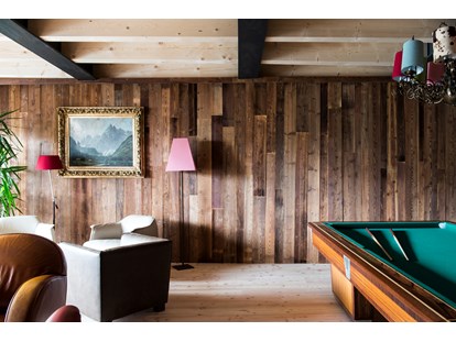 Hotels an der Piste - Skiraum: versperrbar - Innichen/Vierschach - Billiard Lounge - Berghotel Sexten Dolomiten