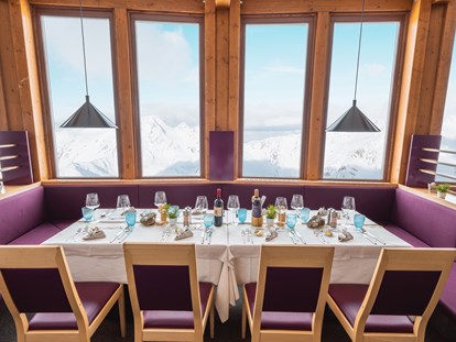 Hotels an der Piste - Skikurs direkt beim Hotel: für Kinder - Schnals - Frühstück mit Aussicht - Glacier Hotel Grawand