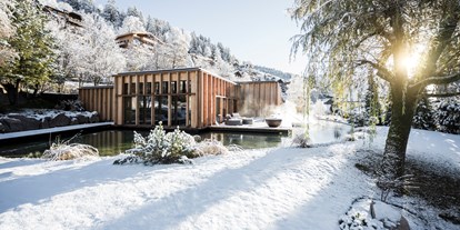 Hotels an der Piste - Pools: Außenpool beheizt - Skigebiet Gröden - Lakeside Saunas - Hotel ADLER DOLOMITI