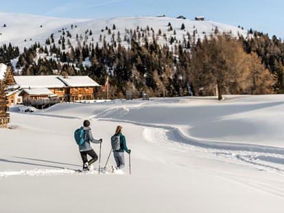 Hotels an der Piste - Skiraum: Skispinde - Skigebiet Gitschberg Jochtal - Schneeschuhwanderung - Hotel Masl