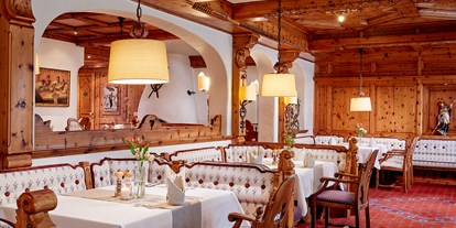 Hotels an der Piste - Langlaufloipe - Skigebiet Wetterstein - Speisesaal - Tirolerhof Familotel Zugspitze