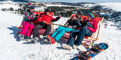 Hotels an der Piste - Hotel-Schwerpunkt: Skifahren & Familie - Skigebiet am Fichtelberg - Pistenblick  - AHORN Hotel Am Fichtelberg
