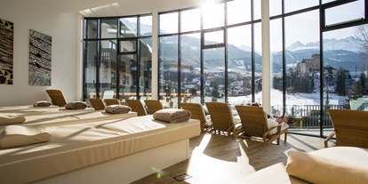 Hotels an der Piste - Pools: Sportbecken - Skigebiet Nauders - Hotel Mein Almhof
