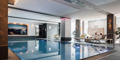 Hotels an der Piste - Pools: Außenpool beheizt - Ischgl - Indoor Pool - Hotel Fliana
