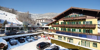 Hotels an der Piste - Skikurs direkt beim Hotel: eigene Skischule - Leogang - Pension Hubertus