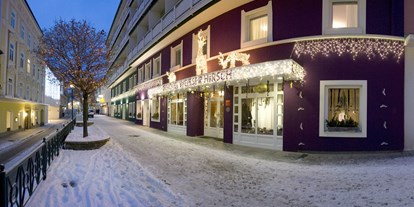 Hotels an der Piste - Sonnenterrasse - Skigebiet Mariazeller Bürgeralpe - Aussenaufnahme Winter - AKTIVHOTEL Weisser Hirsch