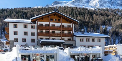 Hotels an der Piste - Rodeln - Skigebiet Sulden am Ortler - Hotel Eller