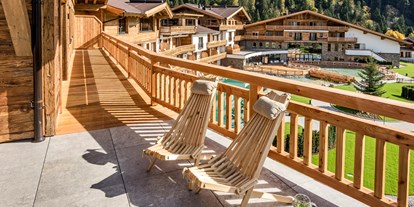 Hotels an der Piste - Hallenbad - St. Johann in Tirol - Großzügige Dachterrasse für das Sonnenbad - Kaiserlodge