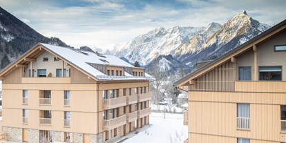Hotels an der Piste - Hunde: hundefreundlich - Skigebiet Hinterstoder - Winter Aussenansicht - ALPRIMA Aparthotel Hinterstoder