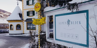 Hotels an der Piste - Hotel-Schwerpunkt: Skifahren & Romantik - Skigebiet Kreischberg - Hotelfront - Hotel Alpenblick Kreischberg