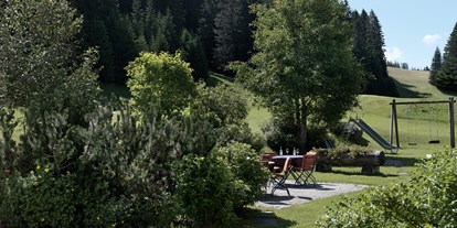 Hotels an der Piste - Klassifizierung: 3 Sterne - Rheintal / Flims - Gartenterrasse - Hotel Dieschen