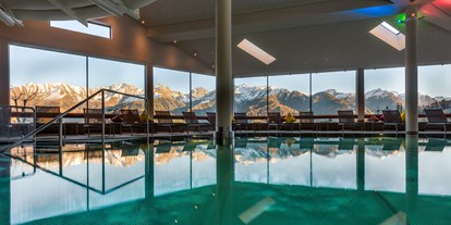 Hotels an der Piste - Hotel-Schwerpunkt: Skifahren & Familie - Nauders - Tolles Panorama in der Familien.Wasserwelt - Baby- & Kinderhotel Laurentius