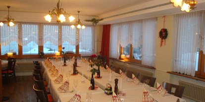 Hotels an der Piste - Preisniveau: günstig - St. Gallen - Lokale für Familien- Geschäfts- Verein-Feste - Hotel Pizzeria Mittenwald Flumserberg Tannenheim