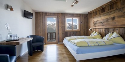 Hotels an der Piste - Skiraum: vorhanden - Grächen - Doppelzimmer süd - Hotel Slalom