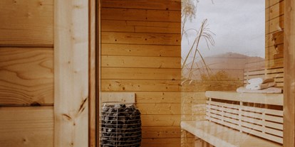 Hotels an der Piste - Sauna - Faschina - Unser Highlight die finnische Außensauna - Bio-Berghotel Ifenblick