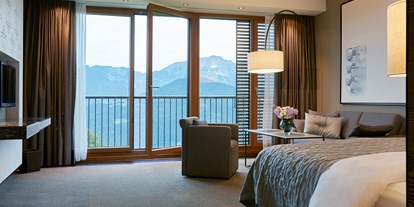Hotels an der Piste - Pools: Innenpool - Deutschland - Deluxe Bergblick Zimmer - Kempinski Hotel Berchtesgaden