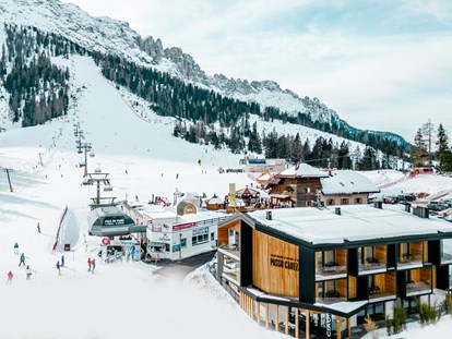 Hotels an der Piste - Hotel-Schwerpunkt: Skifahren & Kulinarik - Ski in Ski out - Sporthotel Passo Carezza