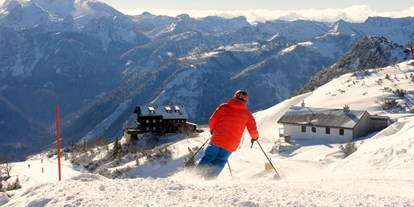 Hotels an der Piste - Hotel-Schwerpunkt: Skifahren & Familie - Feuerkogel - Ebensee - Fahrt zur Kranaebthhütte - Kranabethhütte