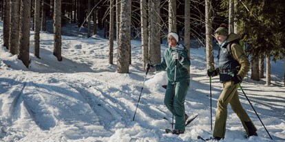 Hotels an der Piste - Skiraum: Skispinde - Steiermark - Schneeschuhwandern als Ausgleich zum Skifahren. - Hotel Waldfrieden