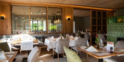 Hotels an der Piste - Ladestation Elektroauto - Fischen im Allgäu - Hausgästerestaurant 2 - Almhof Rupp - das Genießerhotel