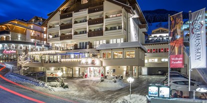 Hotels an der Piste - Trockenraum - Zams - Aussenansicht Winter - Romantik & Spa Alpen-Herz