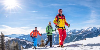 Hotels an der Piste - Hotel-Schwerpunkt: Skifahren & Kulinarik - Katschberghöhe - Schneeschuhwandern in den Nockbergen  - Genusshotel Almrausch