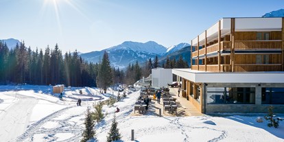 Hotels an der Piste - Sonnenterrasse - Skigebiet Zugspitzplatt - Zugspitz Resort