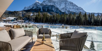 Hotels an der Piste - Parkplatz: kostenlos beim Hotel - Skigebiet Zugspitzplatt - Zugspitz Resort