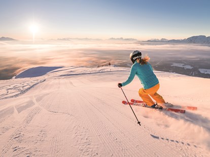 Hotels an der Piste - Parkplatz: kostenlos beim Hotel - Skilaufen mit Panorama  - Sattleggers Alpenhof & Feriensternwarte 