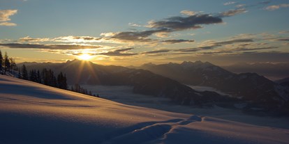 Hotels an der Piste - Ski-In Ski-Out - Kärnten - Sonnenuntergang - Almhotel Fichtenheim