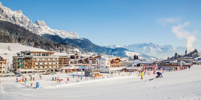 Hotels an der Piste - Skikurs direkt beim Hotel: für Kinder - Zell am See - Aussenansicht  - Hotel Bacher Asitzstubn