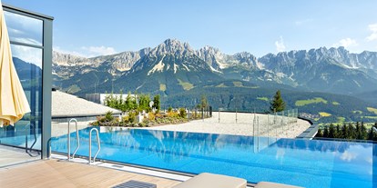 Hotels an der Piste - Skiraum: Skispinde - Hinterglemm - Unlimited Mountain Pool - Hotel Kaiserhof*****superior