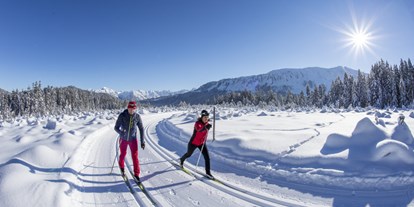 Hotels an der Piste - Hotel-Schwerpunkt: Skifahren & Wellness - Damüls - Langlaufen in der Schwende Loipe - Travel Charme Ifen Hotel