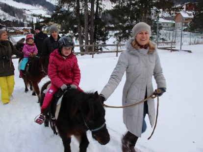 Hotels an der Piste - Hotel-Schwerpunkt: Skifahren & Wellness - Trattles Winter-Ponyfarm - Hotel GUT Trattlerhof & Chalets****