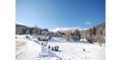 Hotels an der Piste - Ramsau (Bad Goisern am Hallstättersee) - Spielplatz  für Kinder im Winter
Rodeln - 1. Skilauf für Anfänger - Hotel Vitaler Landauerhof****
