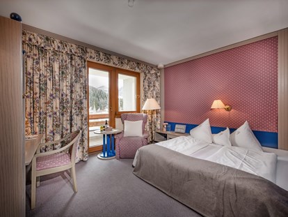 Hotels an der Piste - Sonnenterrasse - Zweites Schlafzimmer in der Familien-Luxussuite "Max & Moritz" - Hotel St. Oswald