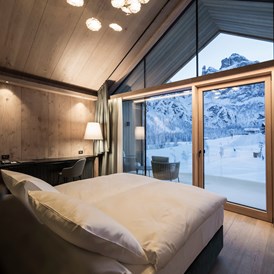 Skihotel: Neue Zimmer mit einzigartiger Fensterfront - Hotel Cappella