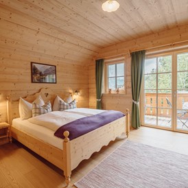 Skihotel: Schlafzimmer im Ferienhaus Salzkammergut  - Narzissendorf Zloam