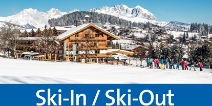 Hotels an der Piste - Verpflegung: Frühstück - Ellmau - Ski-In Ski-Out in Kitzbühel - Rasmushof Hotel Kitzbühel